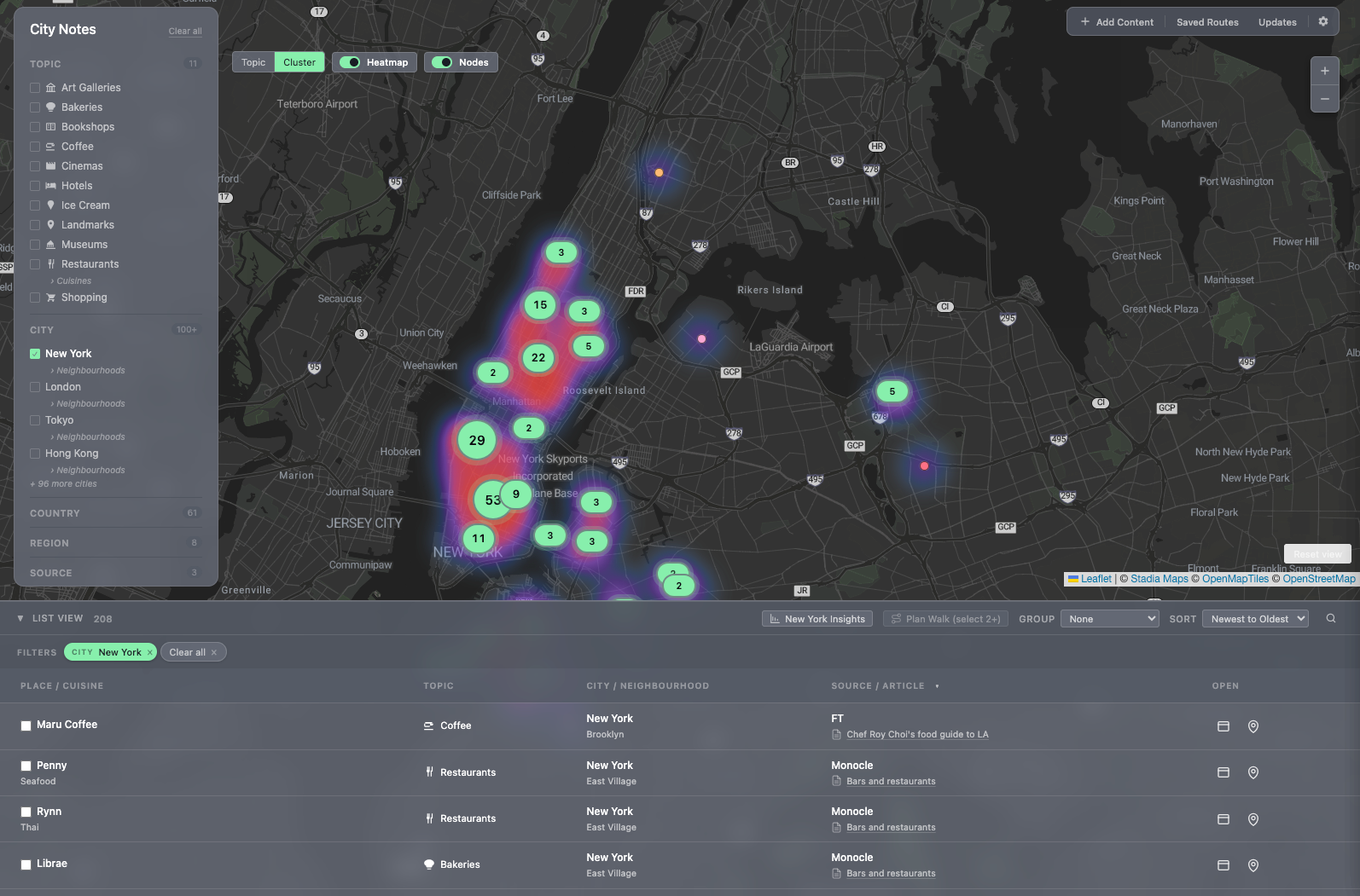 Desktop NYC heatmap