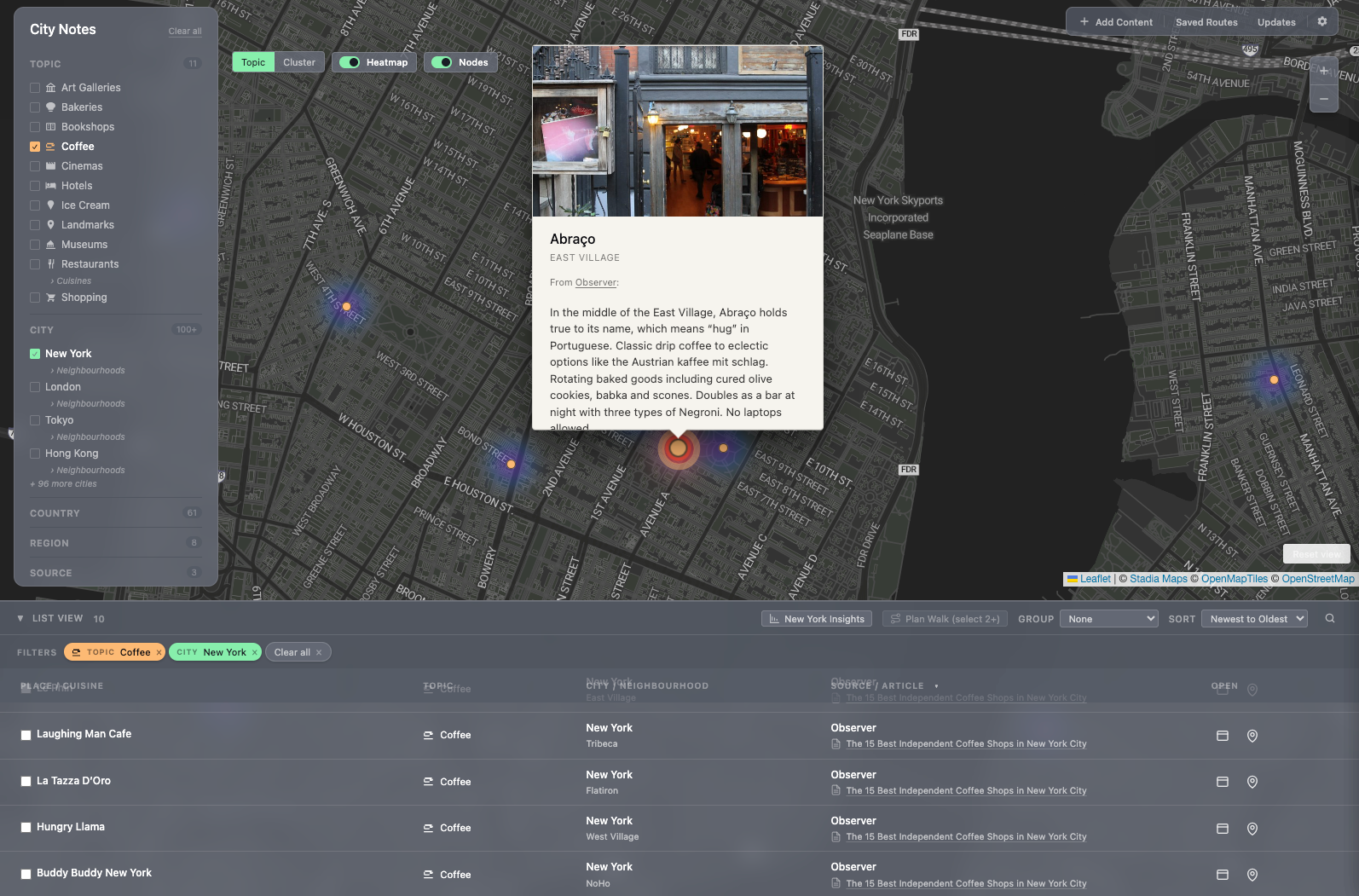 Desktop place card with source